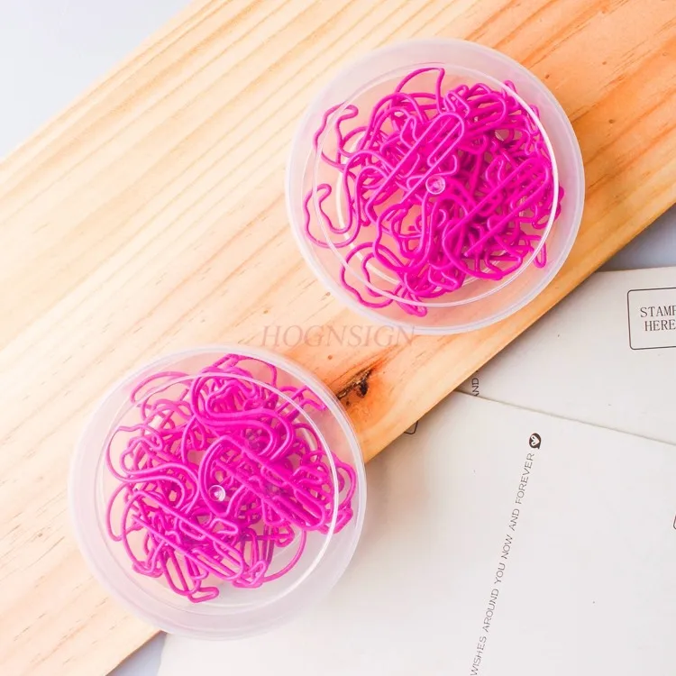 8pcs Pink Flamingo Paper Clips New Elements Creative Animal Pins