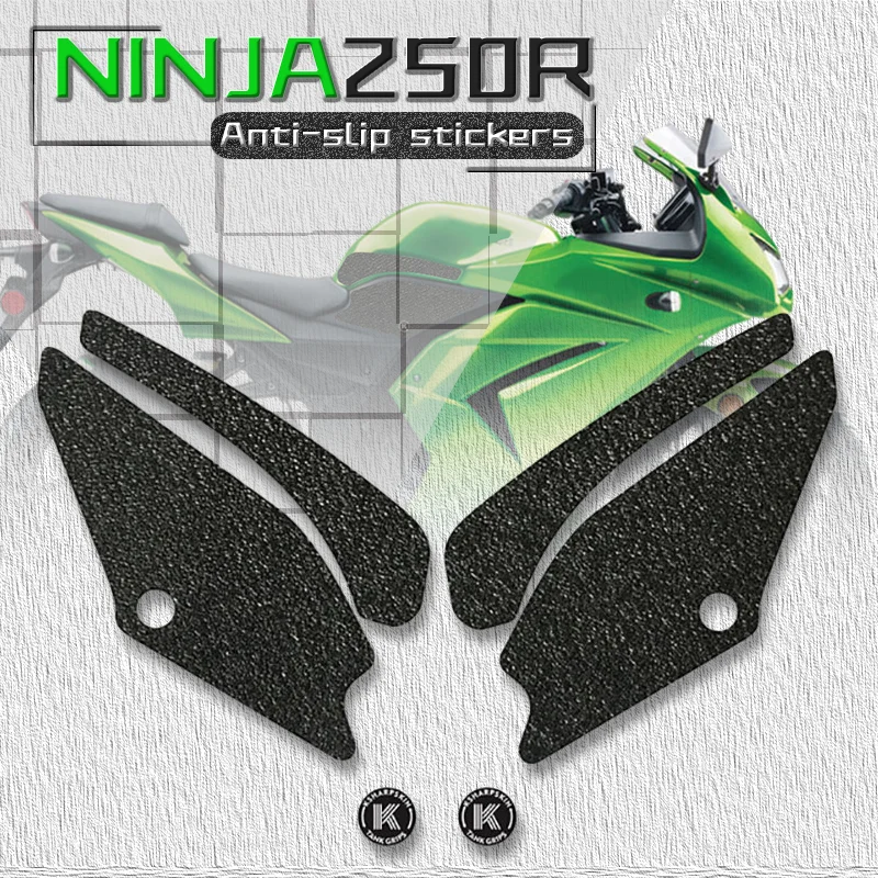 

For NINJA 250R Ninja300 Ninja400 ABS Motorcycle Anti Slip Sticker Protector Fuel Tank Pad Traction Side Knee Grip Decals Sticker