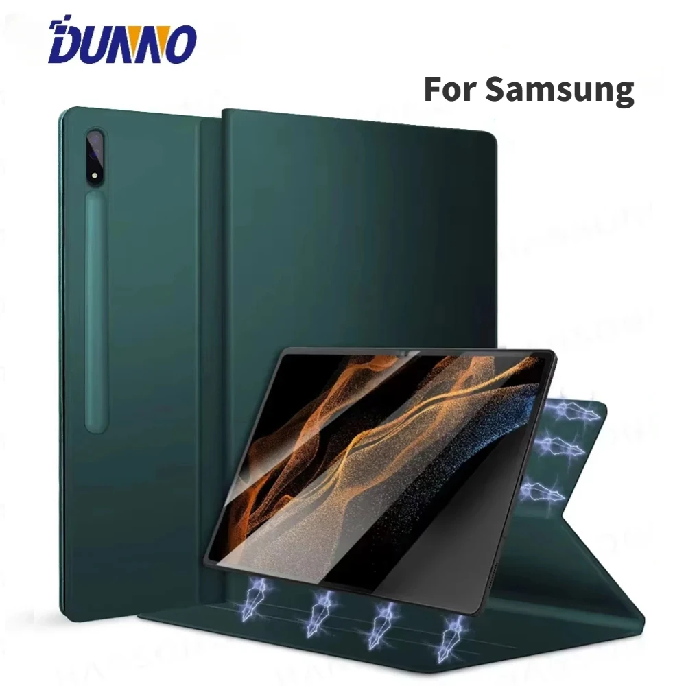 

Чехол для Samsung Galaxy Tab для S7 S8 S9 11 S7 Plus S7 FE S8 Plus S9 Plus 12,4 S9 Ultra 14,6, держатель для ручек, магнитный чехол