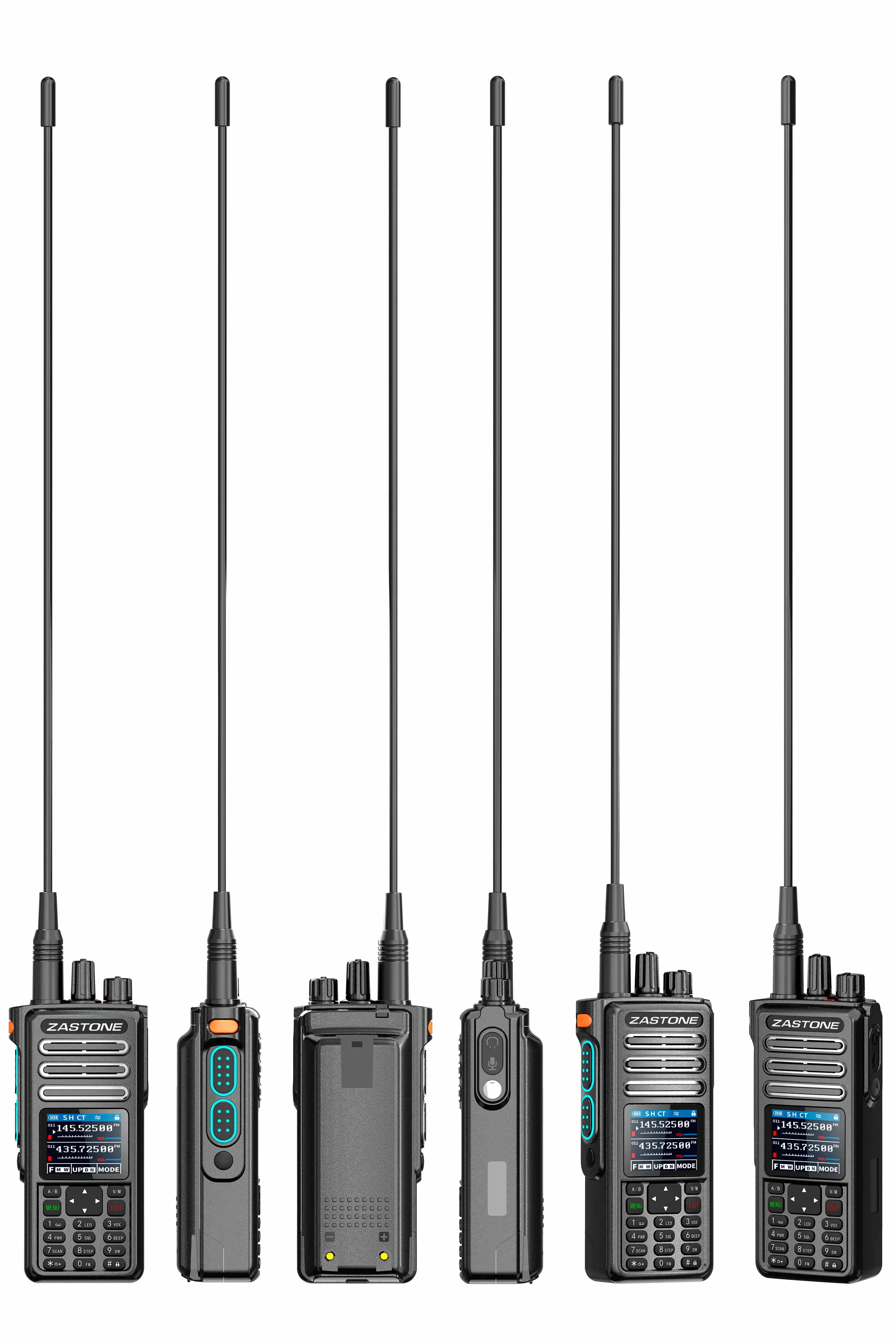 Imagem -05 - Walkie Talkie Amador Amador Way Radio am Air Aviation Band Walkie Talkie de Alta Potência Ctcs Rádio fm 10w Zastone-m9