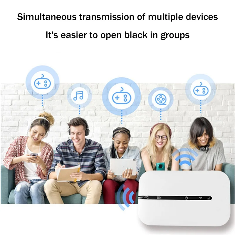 

AAA87 4G LTE Wireless Router 150Mbps WiFi3 Portable Modem Mobile Wifi MIFI Wireless Router Wireless Broadband Hotspot A