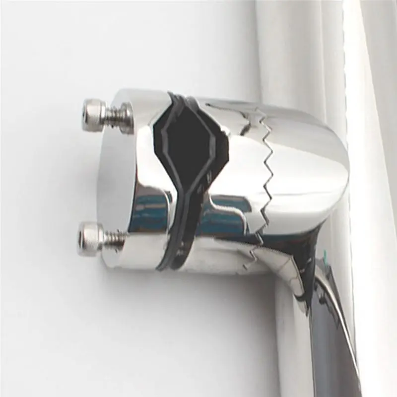 AF93-Fishing Rod Holder Mirror Polish Adjustable Fishing Rod Holder Marine For 19-25Mm Rail