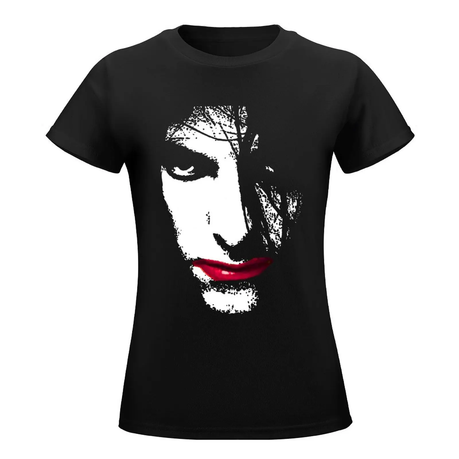 Robert Smith T-Shirt graphics anime western t shirts for Women