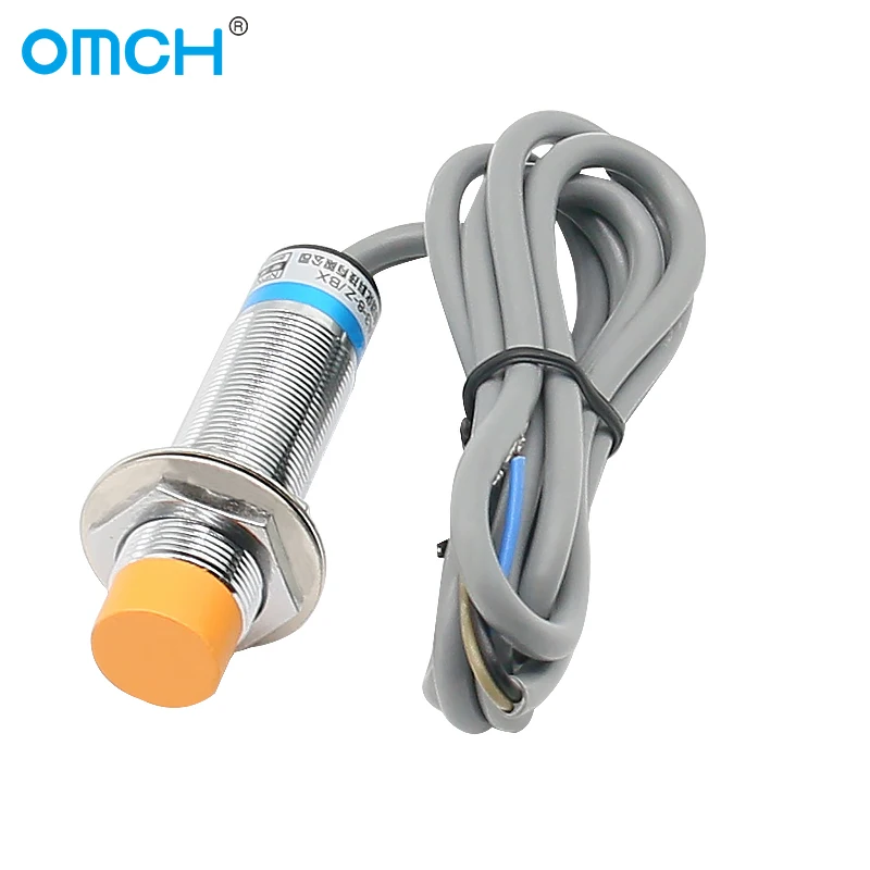 OMCH M18 Inductive Proximity Sensor Switch Detection PNP NPN NO/NC DC 6V-36V detection range  5mm 8mm