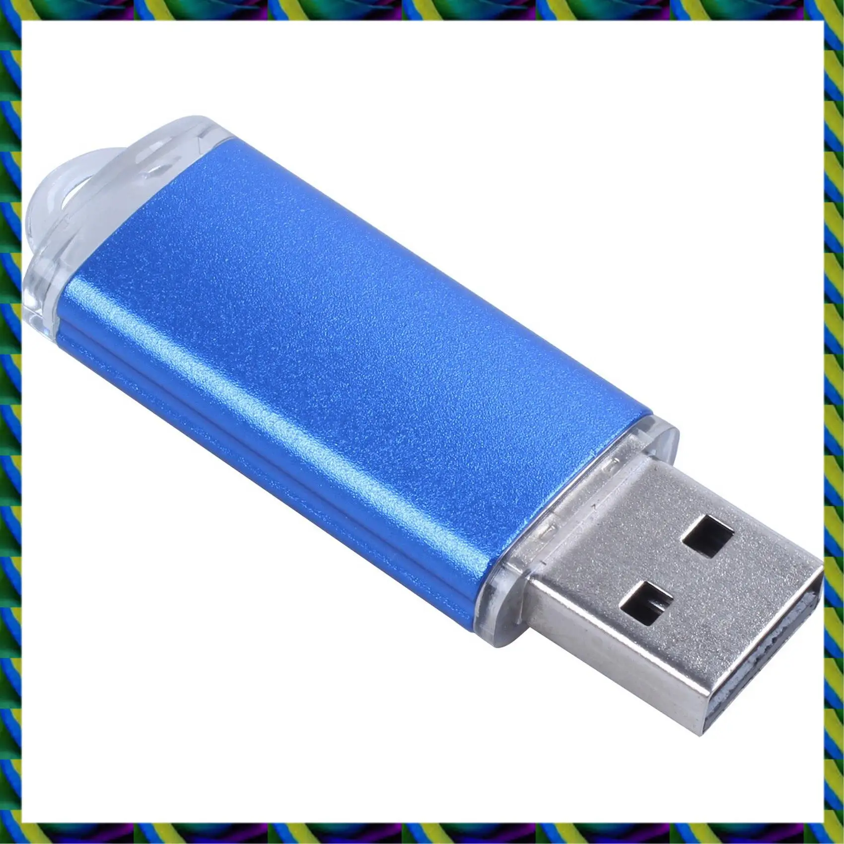 Harian 2X 256 MB USB 2.0 Flash U Disk Biru