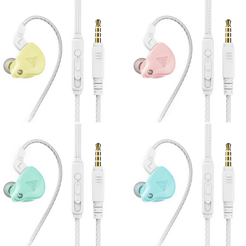 

QKZ AK6-X In-Ear Sports Headset Music Earphone in-line Control with Mic Detachable Replaced Cable