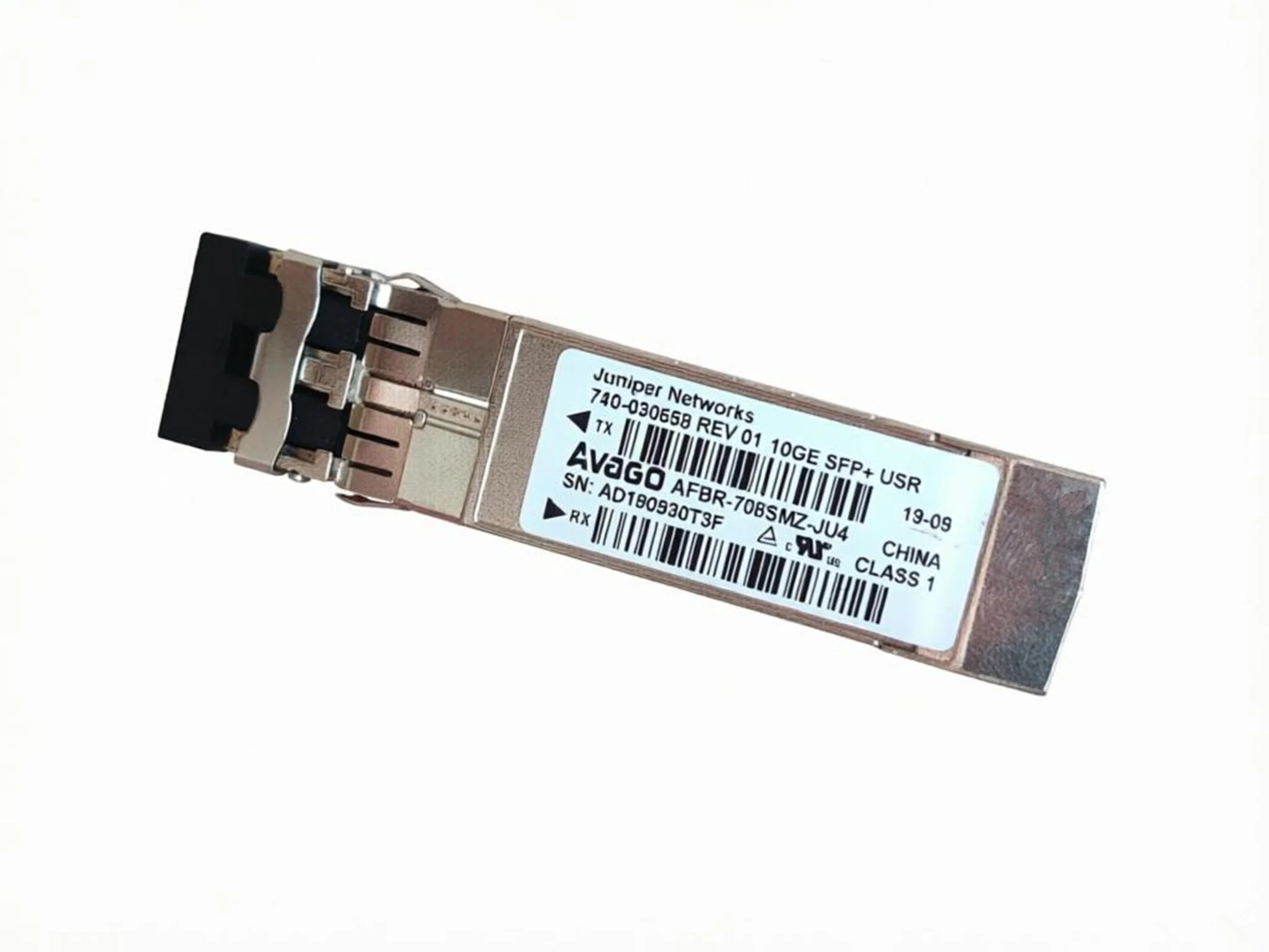 

1PCS Original Module Juniper 10gb sfp Transceiver 740-021308 AFBR-709SMZ-JU4/10GBASE-SR/10G Optical Network Module