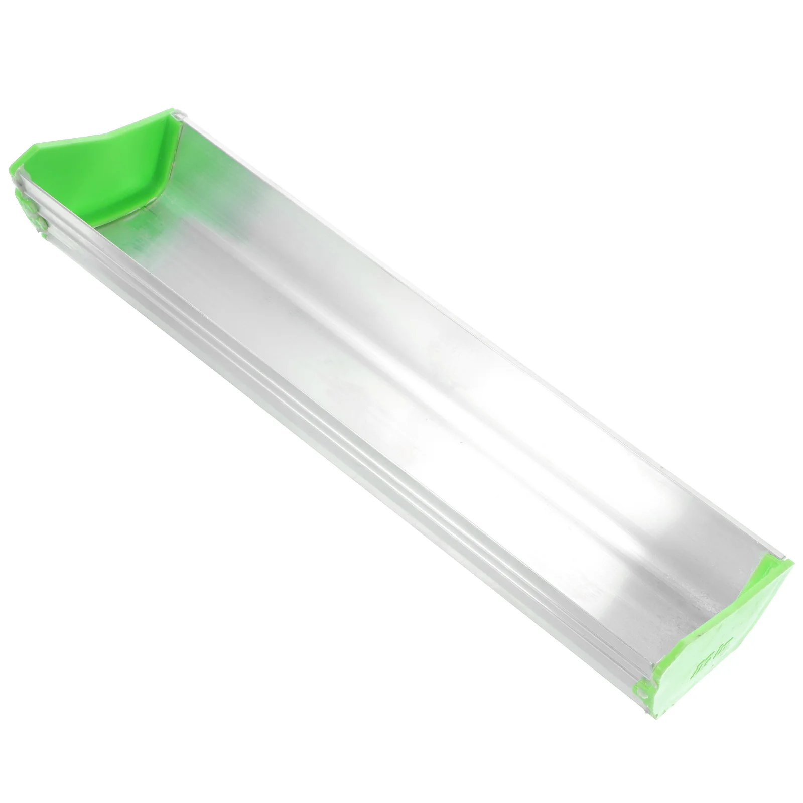 

Stainless Steel Emulsion Scoop Screen Printing Coating Tool Durable Metal Squeegee Plastic End Cap Leak Proof Design for Silk