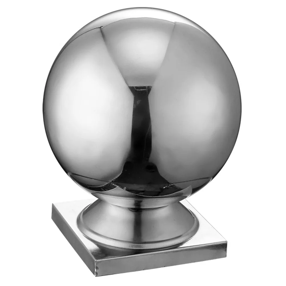 Stainless Steel Decorative Balls Garden Gazing Spheres Reflective Outdoor Globe Metal