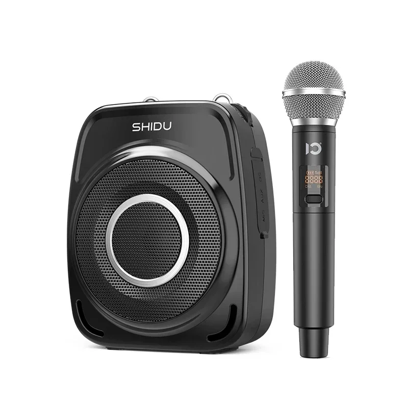 2026/SHIDU Class Teachers Voice Amplifier Portable Speaker With Wired Microphone For Teachers Wireless Speaker