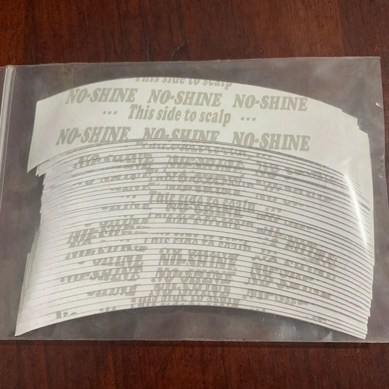 Fita adesiva dupla extensão cabelo, tiras de fita para Toupee, Lace Wig Film Bonding, No-Shine