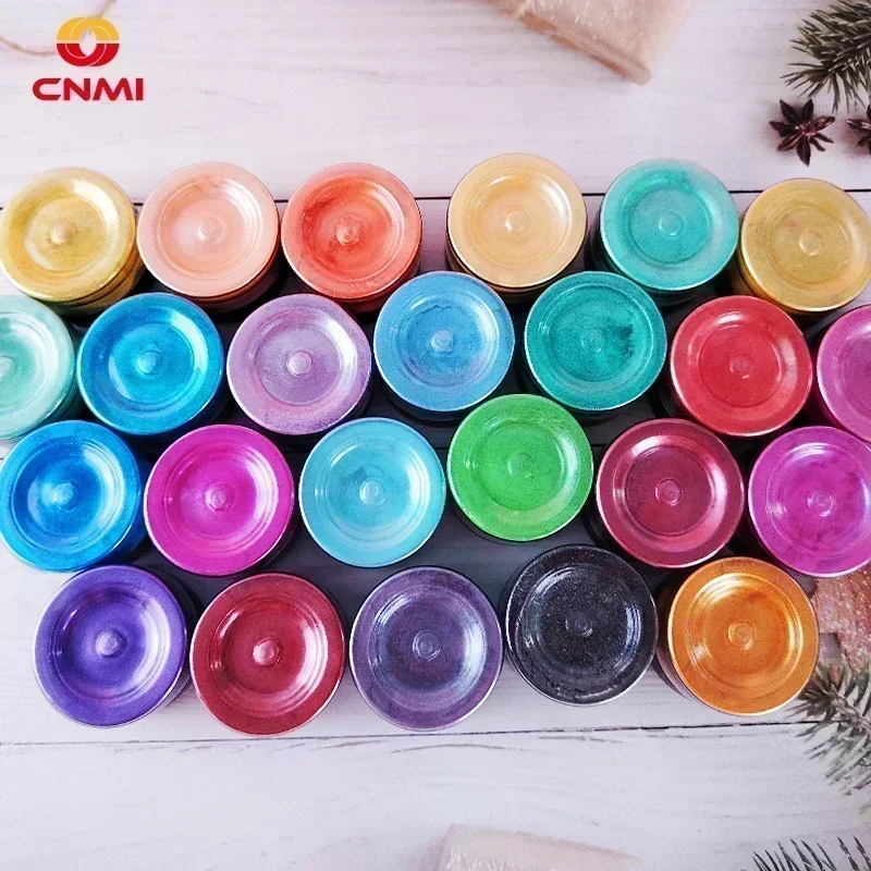 24/34pcs Natural Mica Powder Pearlescent Pigment Coloring Dye DIY UV Epoxy Resin Filler Jewelry Making Nails Decor Supplies