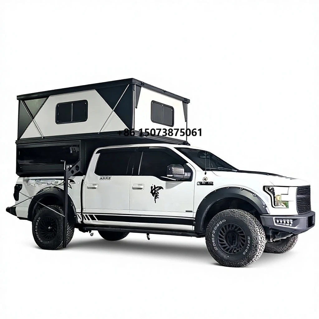 New Degin 4 Person Aluminum Hard Shell Camouflage Summer Roof Top Tent Triple Layer Quick Automatic Opening
