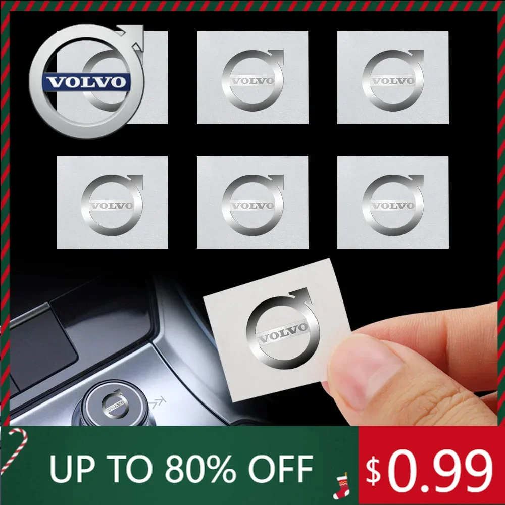 

Эмблемы 10/20 шт. автомобильные аксессуары, никелированные металлические внутренние наклейки для Volvo R Design T6 AWD C30 C40 C50 C70 S40 S60 S70 S80