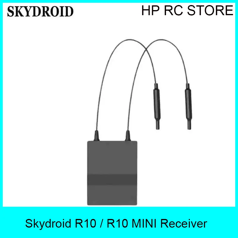 

Skydroid R10 and R10 Mini Receiver, Compatible with T12 T10 SG12 Radio Transmitter, RC Drone UAV Replacement Accessories Parts