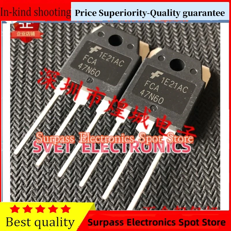 

10PCS-50PCS FCA47N60 TO-3P 600V 47A Original Fast shipping
