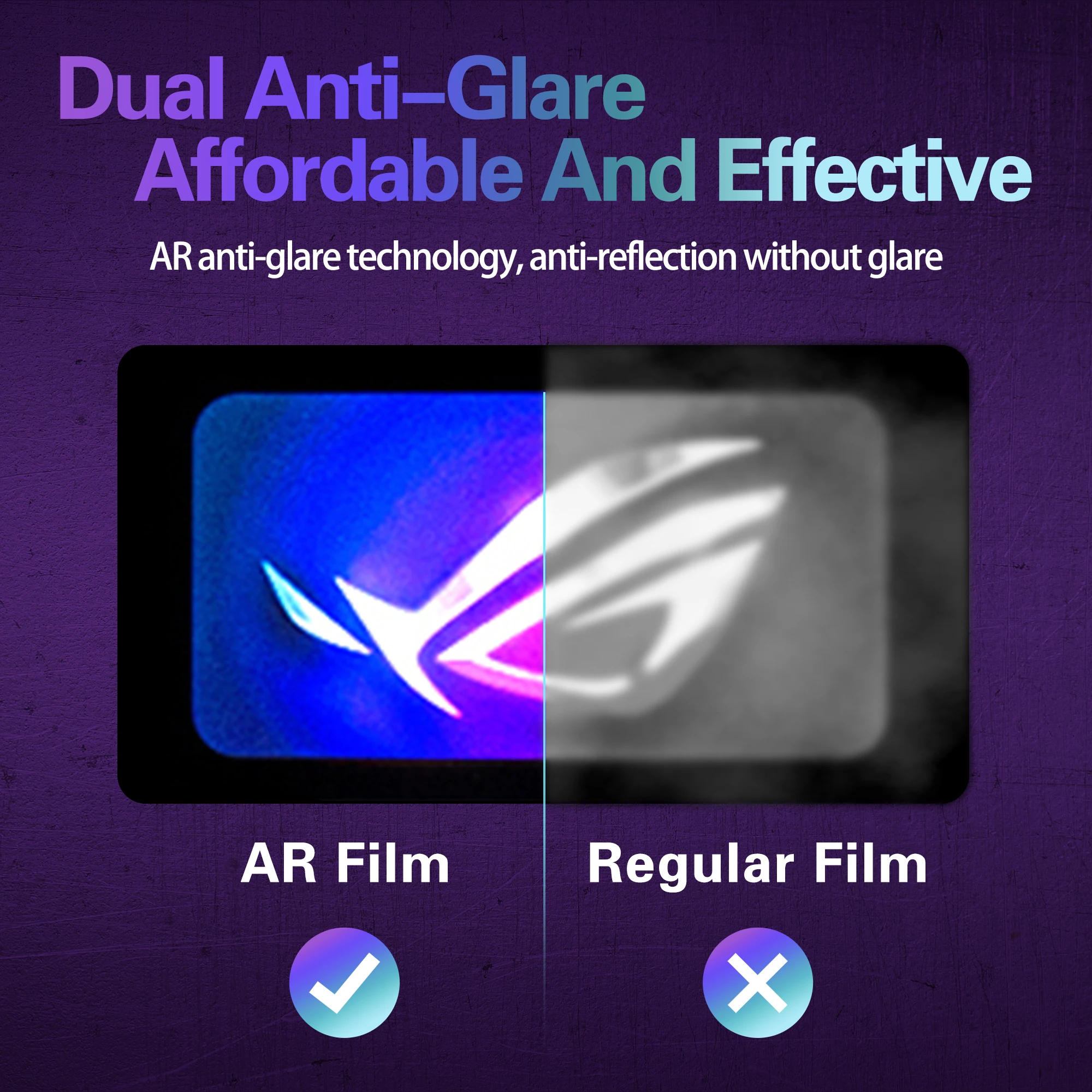 2Pcs AR Protective Film for ROG EXTREME II Keyboard Screen Protector