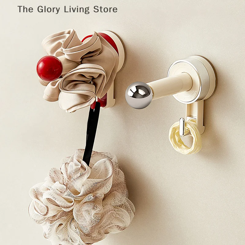 جديد قابل للسحب الملابس تجفيف الرف لكمة خالية شفط كأس كرة مستديرة هوك متعددة الوظائف Traceless الملابس ورفوف القبعات