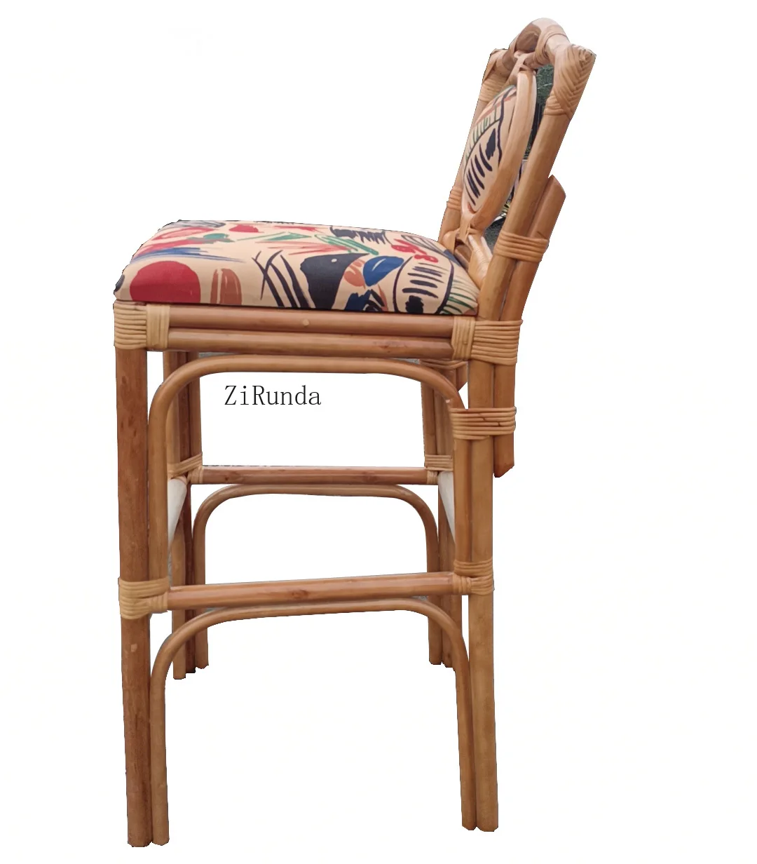 Nordic rotan koffierestaurant homestay retro creatieve hoge paalstoel