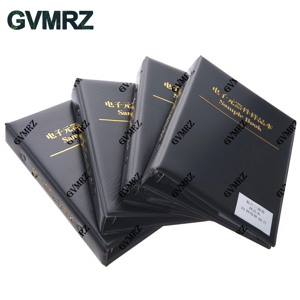 21/36 Values SOT-23 25/50PCS SMD SMT NPN PNP SOD 5551 2222 TL431 BC807 BC817 Transistor Diode Assortment Book Kit