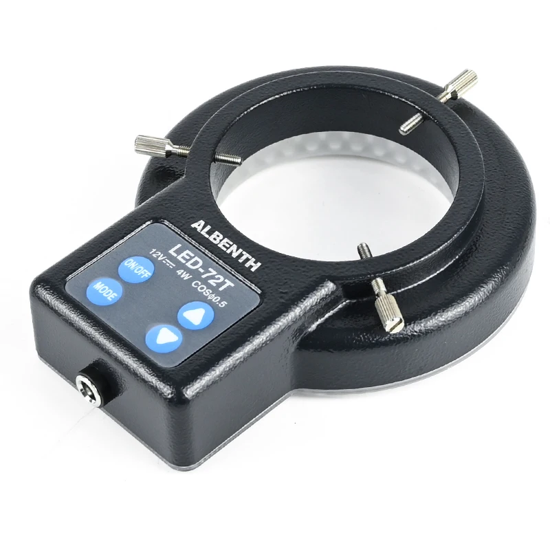 

Albenth 72 LED 6500-7000K Lighting-Direction-Adjustable Microscope Ring Light with Adapter for Stereo Microscopes