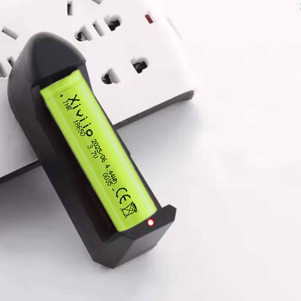 الاتحاد الأوروبي التوصيل شاحن عالمي ل 3.7 فولت 18650 18350 16340 14500 ليثيوم أيون بطارية قابلة للشحن فتحة واحدة شاحن أوتوماتيكي