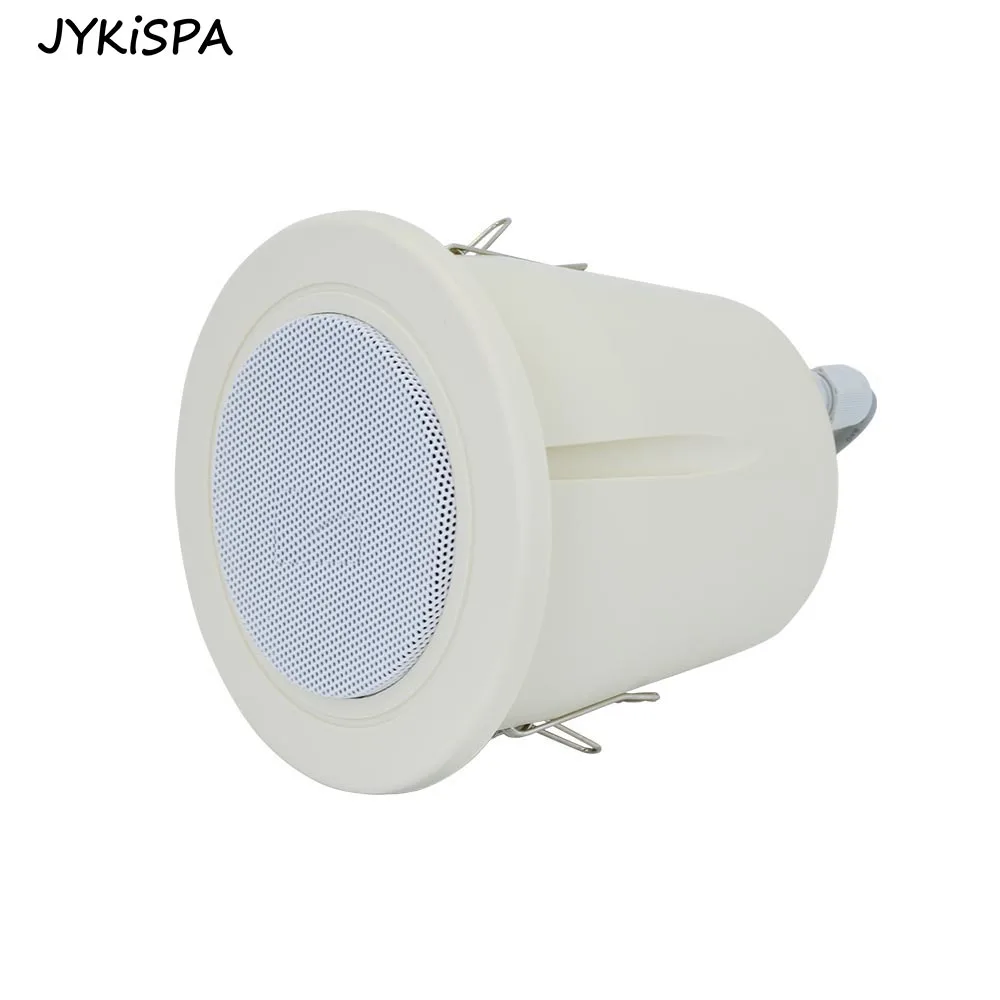 4 Inch IP55 Roof Loudspeaker PA Full Range Ceiling Speaker ABS Material High Quality Sound System  for Sauna Bathroom Hotel