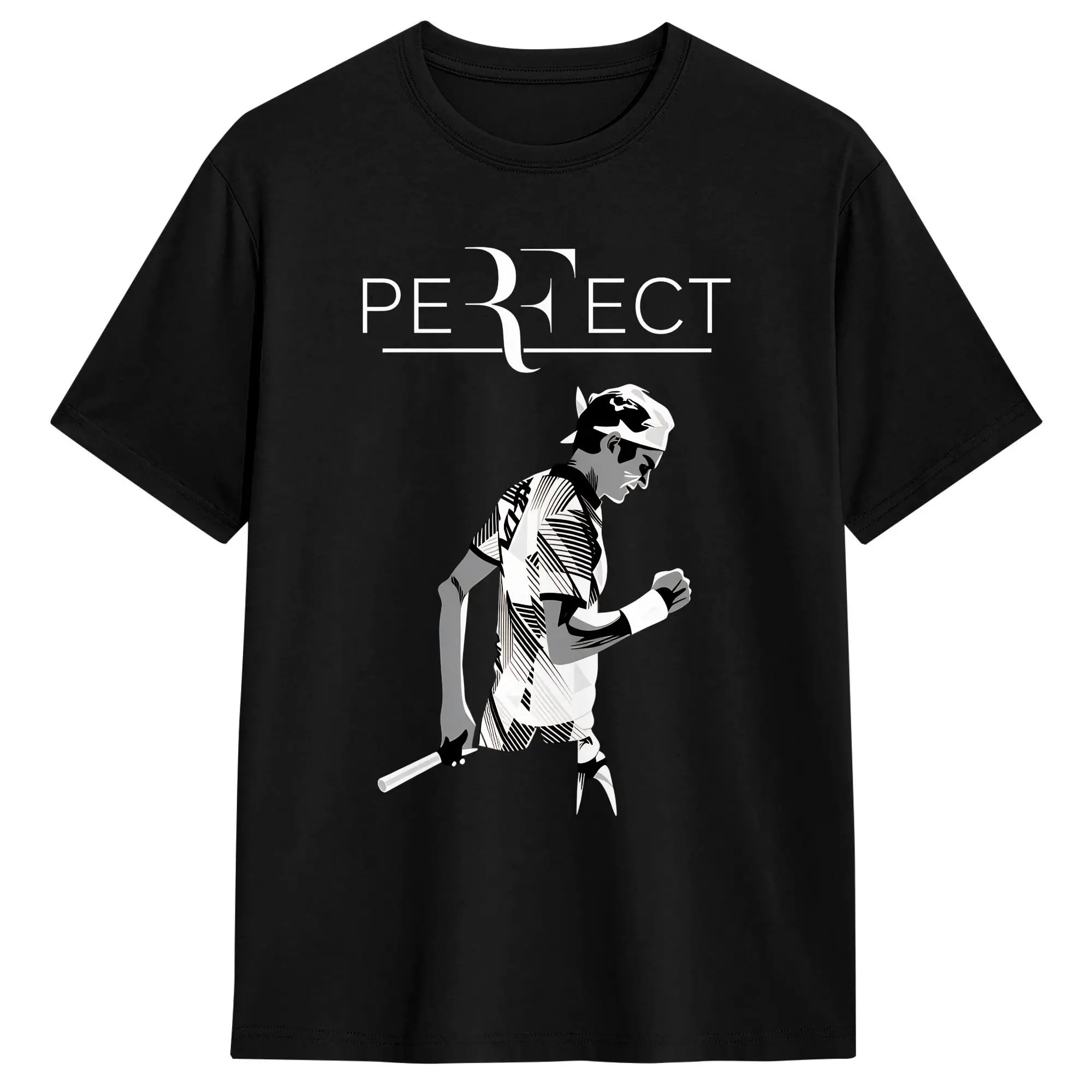 RF Roger Federer That Cotton T Shirt For Men Summer  Aesthetic T Shirts Harajuku Tees Oversized Print Tops