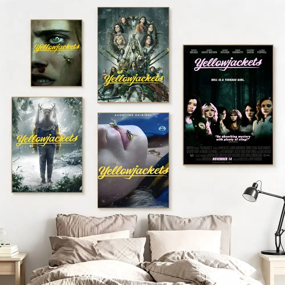 Classic Movie Y-Yellowjackets Poster impermeable para el hogar sala de estar dormitorio bar decoracion estetica