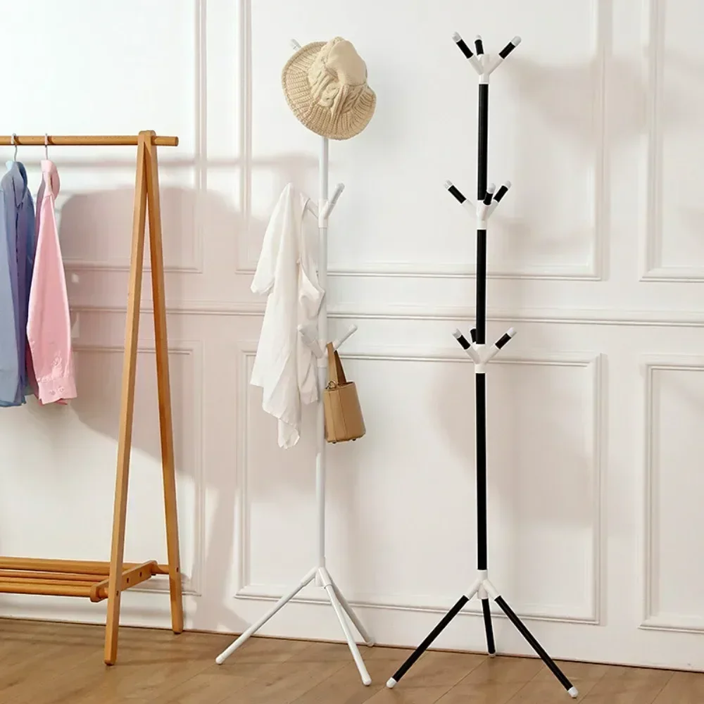 

Clothes and Hats Rack Floor To Floor Bedroom Coat Hook Bedroom Vertical Tree Branch Shape Holder Hat Scarf Handbag Storage Hange