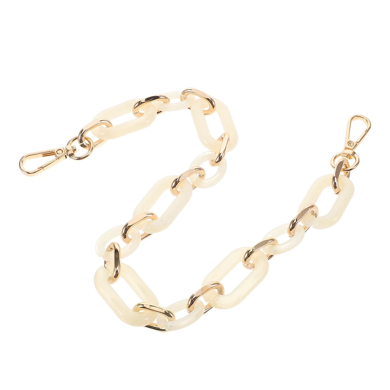 1Pcs High Grade Acrylic Handbag Chain Strap Easy Install Hanging Buckle Durable Versatile Bag Accessory Handbag Chain