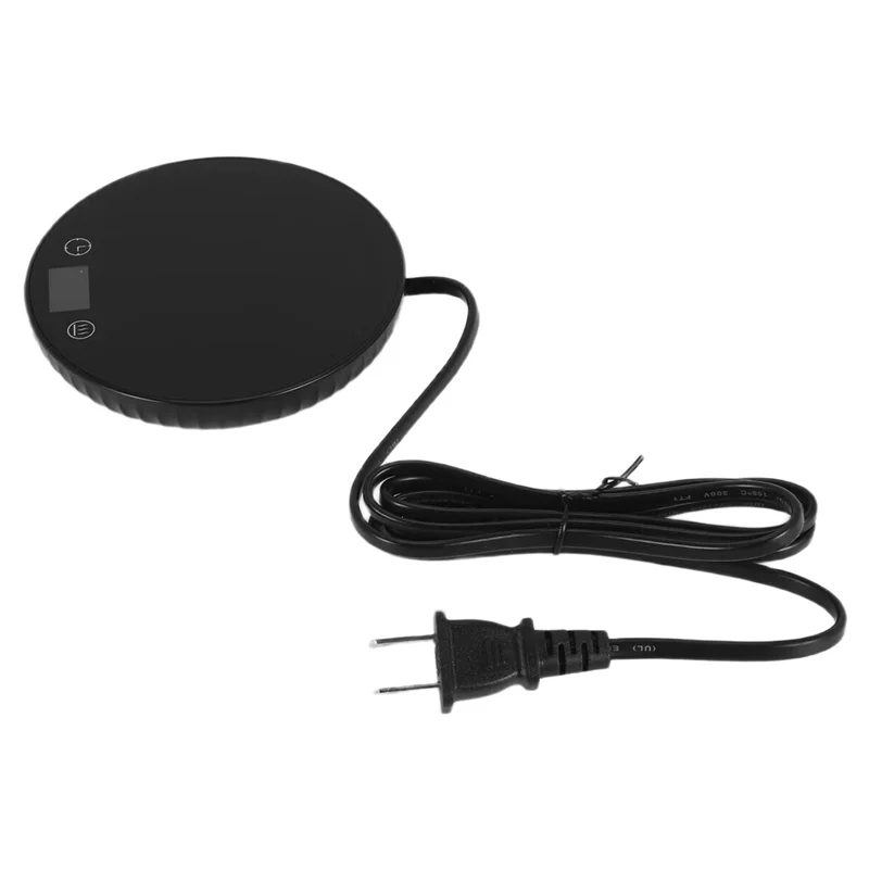 

A69M-1 шт. подогреватель кофейных кружек, 8 часов, автоматическое отключение, таймер 1-12 часов, подогреватель воска для свечей, 2 температурных настройки, 122/140 ℉ Черная вилка США