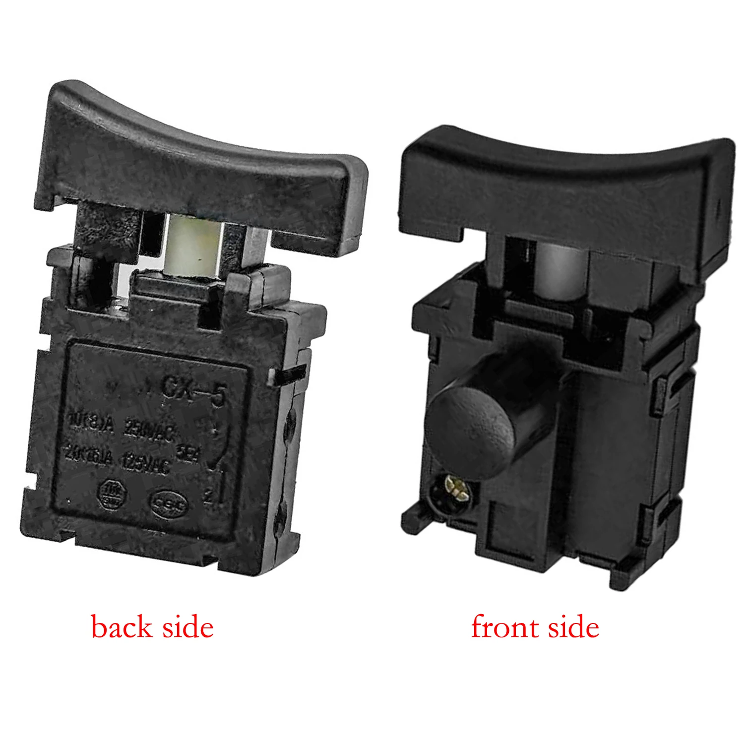 Switch Compatible With 4inch 6inch 8inch One-handed Electric Chainsaws Switch For 10A AC 250V 20V DC 125V Power Tool Replacement