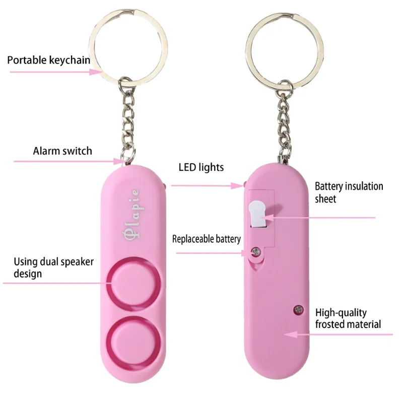Alarm flashlight Intelligent anti-wolf artifact Outdoor personal alarm women's self-defense device
