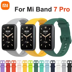 Case + Siliconen Band Voor Mi Band 7 Pro Band Accessoires Smart Vervanging Horlogeband Polsband Correa Armband Voor Mi Band 7 Pro