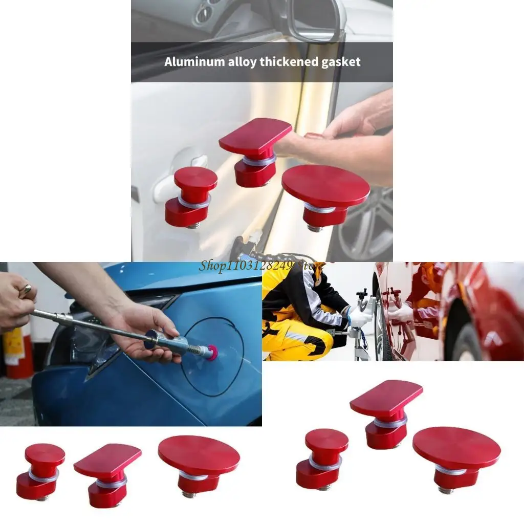 

N5KD Car Dent Repair Dent Repair Aluminum Washer Tabs Remover Dent Line Pit Leveling Glues Puller Accessories