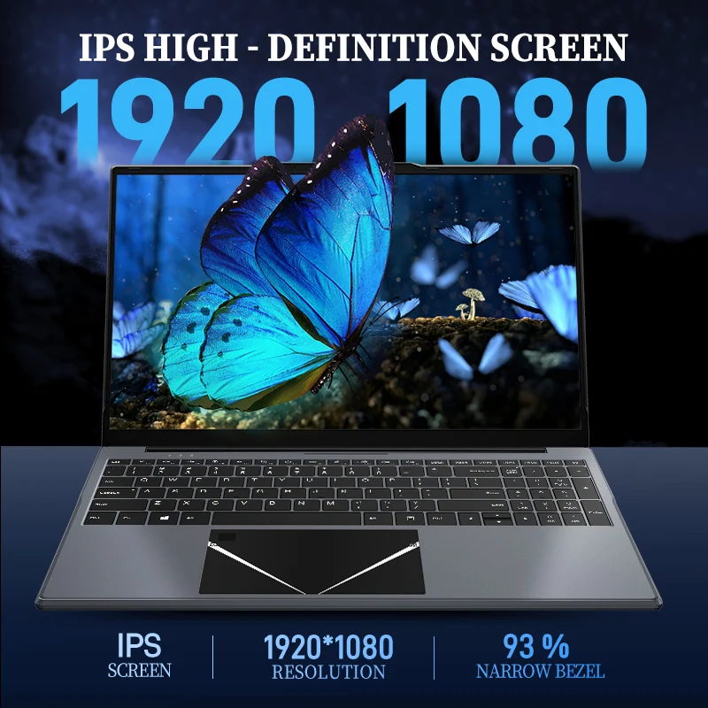 ORANGO portátil 15,6 pulgadas Intel N5095 Windows 10 DDR4 16GB RAM ordenador portátil Gamer 1920*1080 USB * 2 PC portátil para juegos de oficina