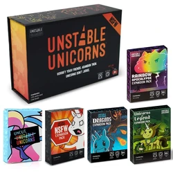 New Unstable Unicorns Board English Family Party Expansion Basic version Of Classic Board Games