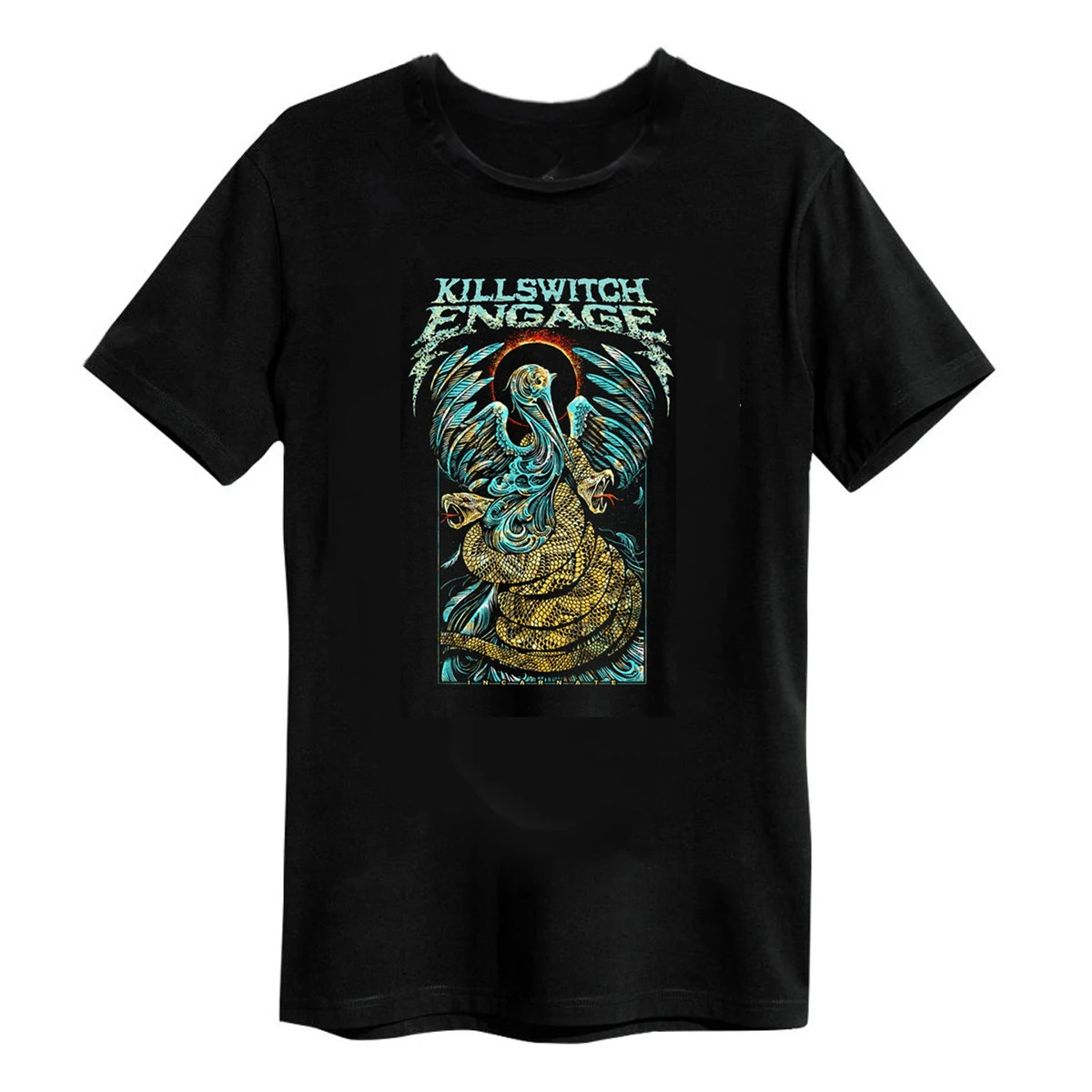 Amplified Clothing Killswitch Engage 'Crane' (Negro) T-Shirt Summer Fashion Funny Printing Casual 100%Cotton T Shirt