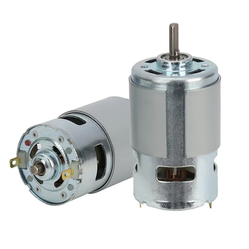 775 permanent magnet DC high-speed motor 12v24V 10000 rpm small motor speed regulation micro forward and reverse motor