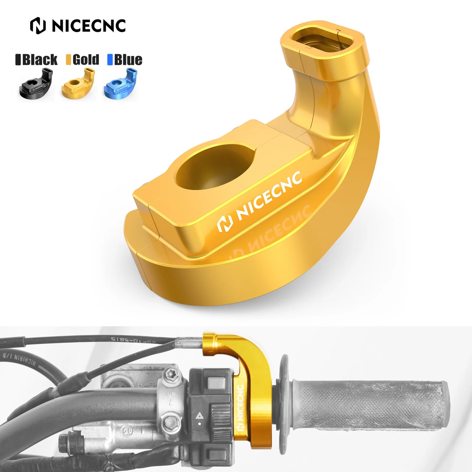 

NICECNC For 2024 Suzuki DRZ400 DRZ400E DRZ400S DRZ400SM DR-Z400 E S SM 2000-2024 Motorycle Throttle Housing Guard CoverAluminum