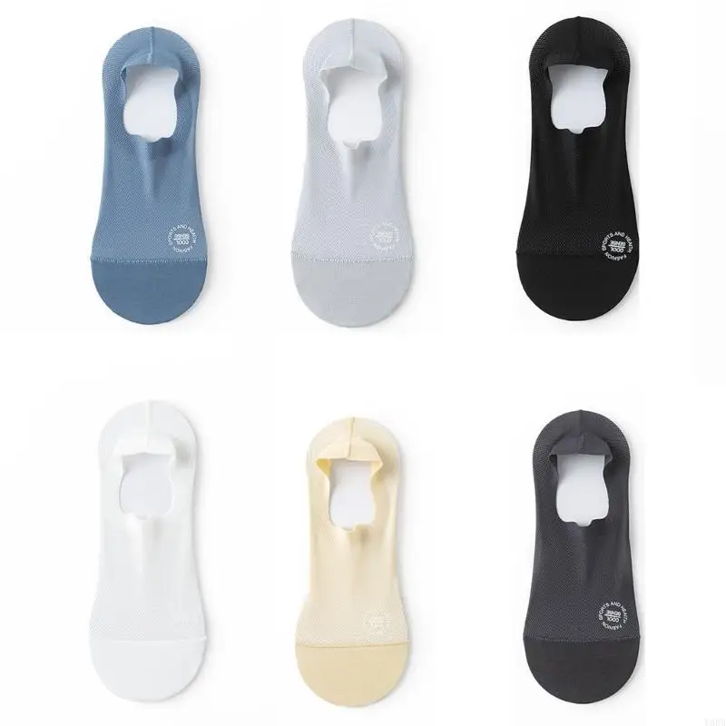 y88a men men's no show socks mesh socks antis slip slip غير مرئي الجوارب الجوارب المنخفضة المقطوعة