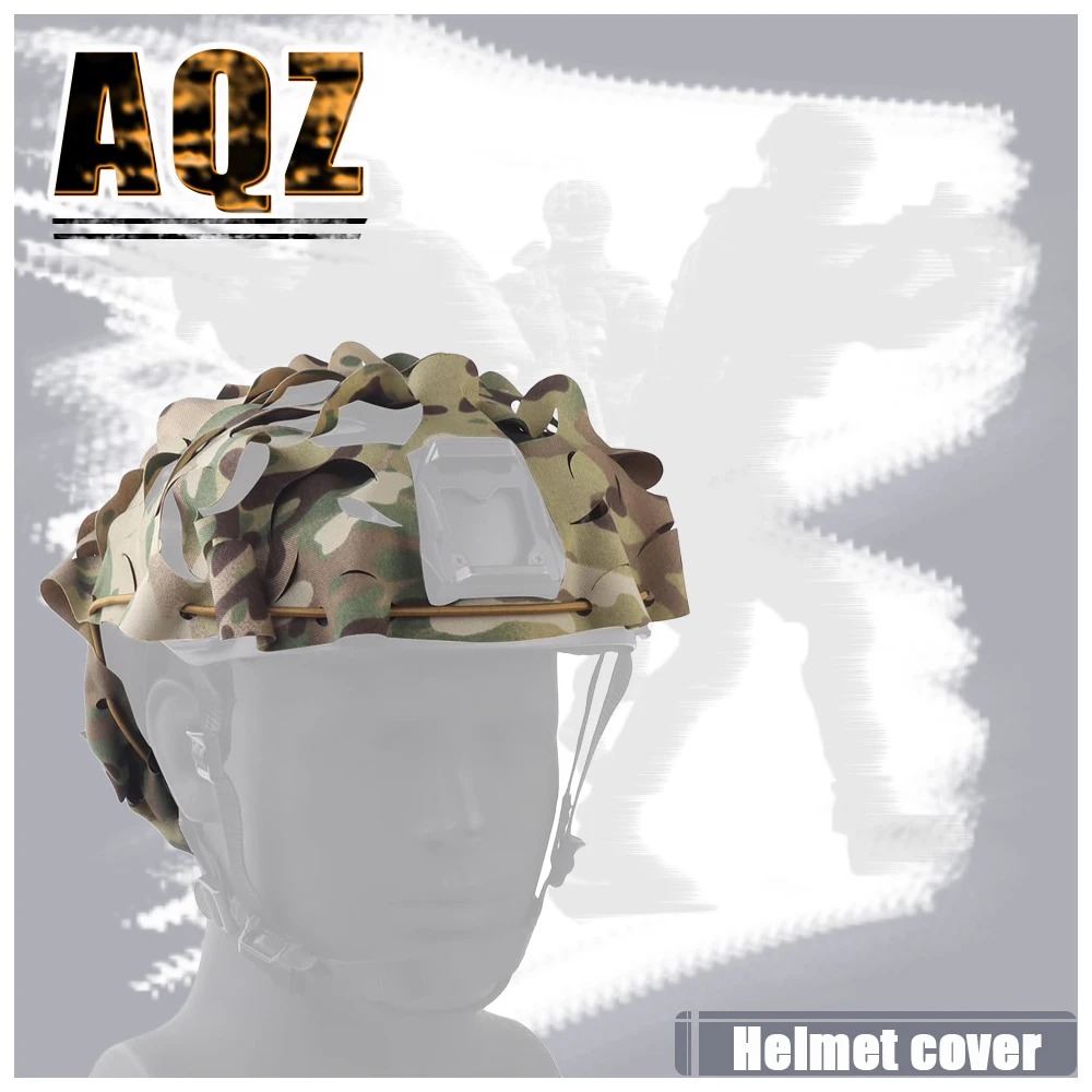 

Tactical Fast Helmet PJ BJ MH Breathable Mesh Camo Tactical Helmet CoverTactical Gear Fast Helmet Cover