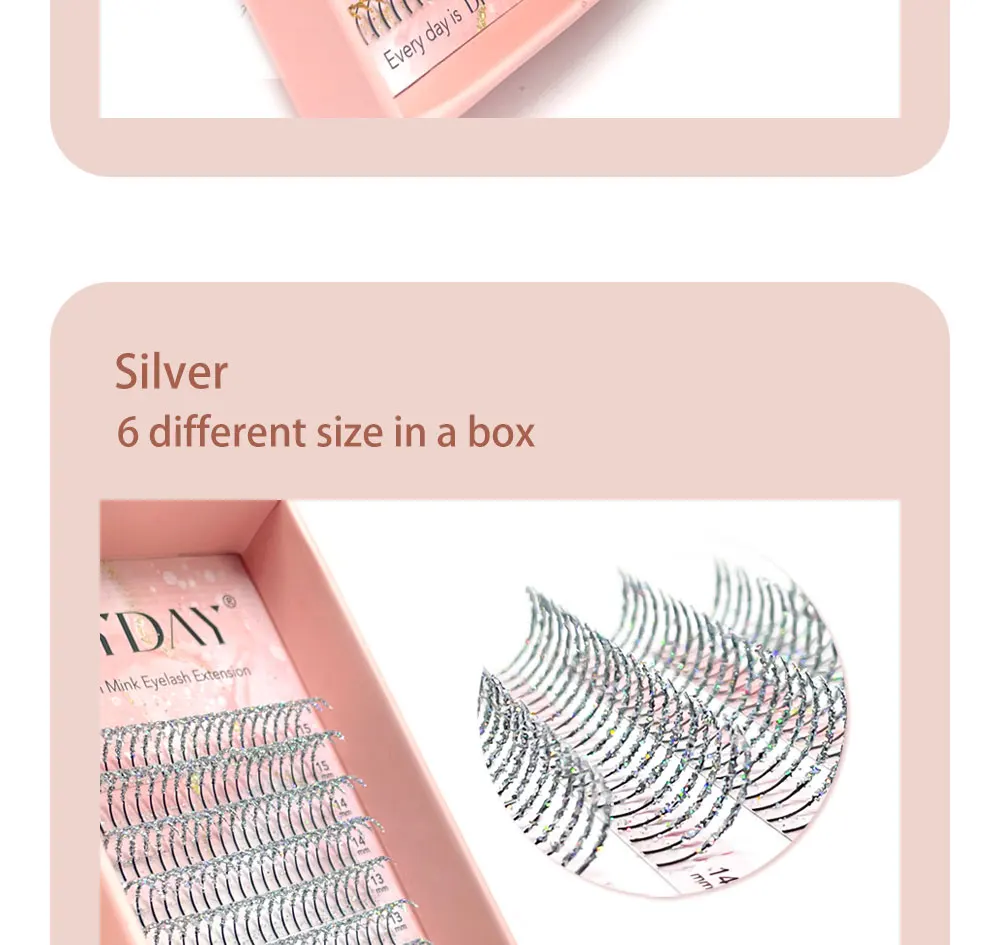 NAGARAKU glitter colors eyelash extension