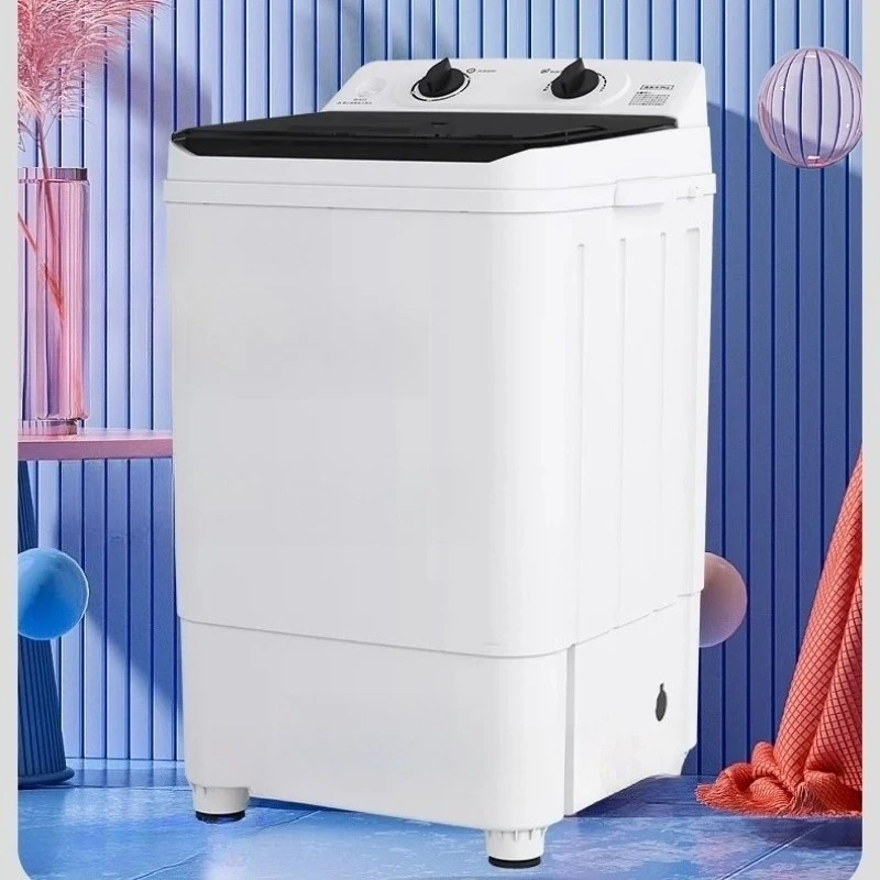 

Small Semi Automatic Top Load Washer All-in One Wash Spin Large Capacity for Home/Apartment/Rental portable washing machine
