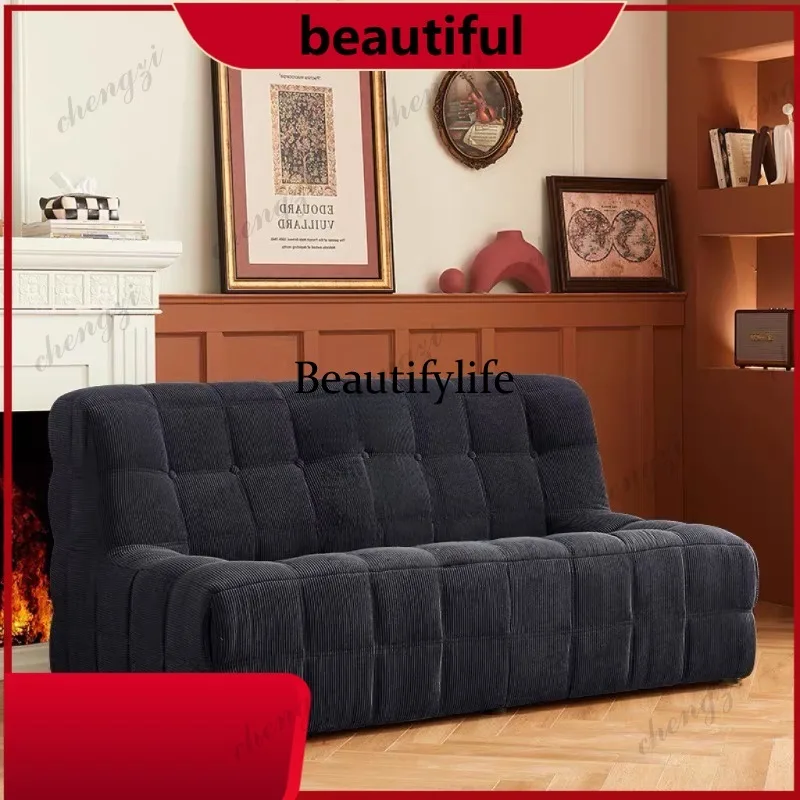 BBB Oversized Black Vacuum Compressed Sofa Minimalist Nordic Modern Living Room Sofas Lounge Lazy Woonkamerbanken