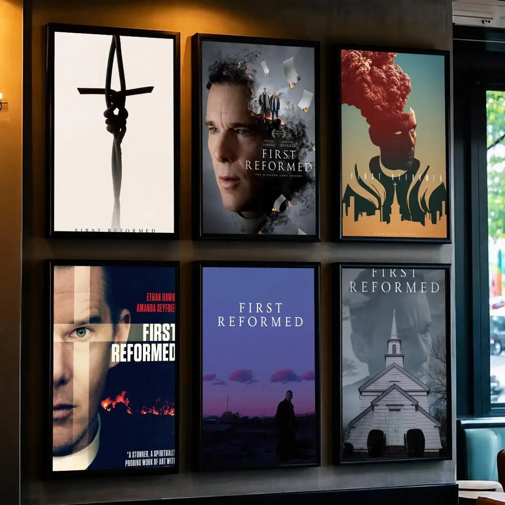 classic movie F-First Reformed-D Poster Removable Wall Sticker for Home Cafe Bar Office Interior Decor