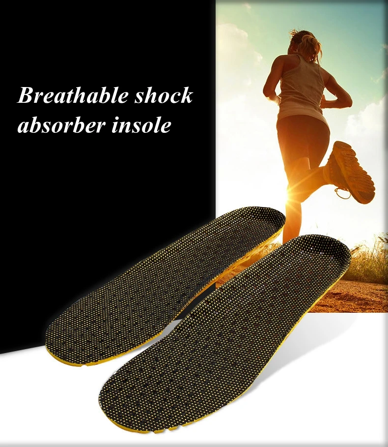 

1 Pair EVA Lightweight Mesh Sneaker Insole Men and Women Breathable Deodorant Soft Shock-Absorbing Insole Comfortable Movement