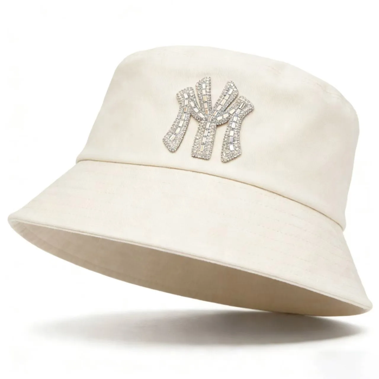 Neue MY Luxus-Diamant Komplett-Baumwolle Einfarbige Einseitige Fischerhüte für Männer und Mehrfarbige Basin-Caps für Frauen – Detail 14