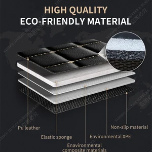 For Hyundai Tucson 2021-2025 2022 2023 2024 High Quality Custom Car Trunk Leather Accessories 8 Main Sales Curtain Dolly holder Tucson - №8